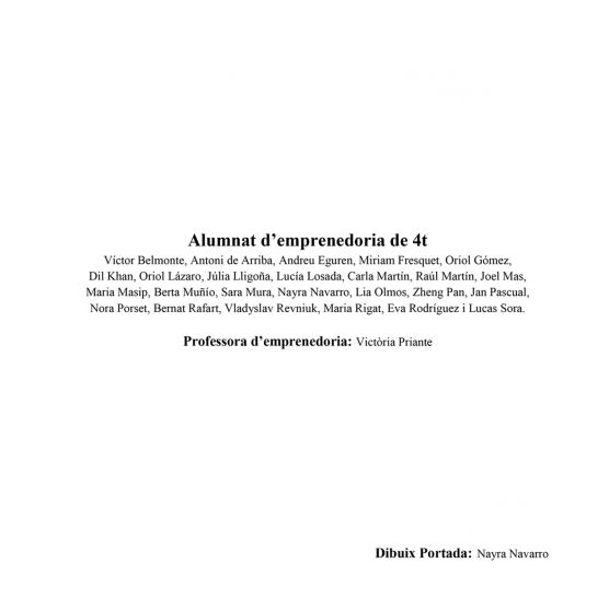 Libro Solidaritat de la Escuela Voramar