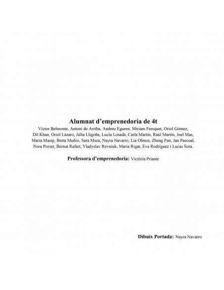 Libro Solidaritat de la Escuela Voramar