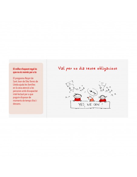 Talonario de experiencias-regalo para alguien especial