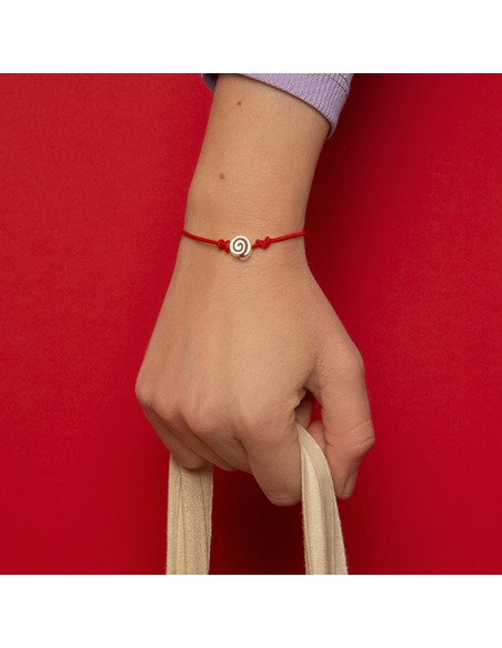 Polsera banyada en plata Flor | Productes solidaris SJD
