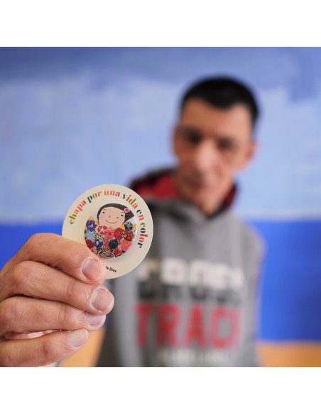 Chapa por una vida en color | Regalos solidarios SJD