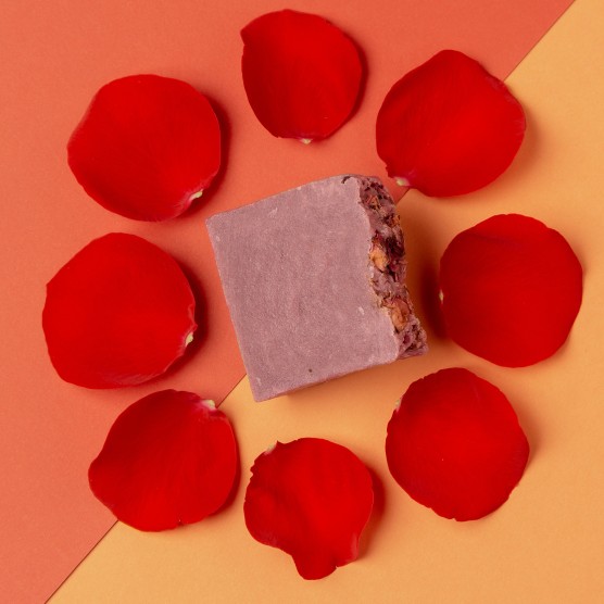 Sabó Artesanal de Roses amb targeta personalitzada | Regals solidaris