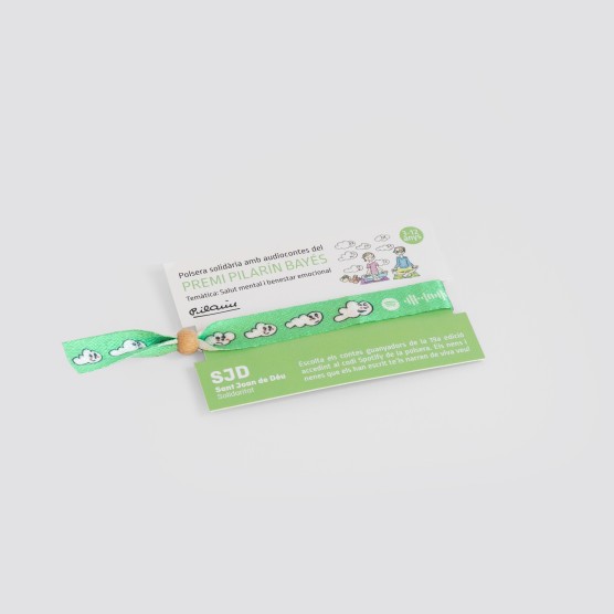 Polsera d'audiocontes Pilarín Bayés | Regals solidaris SJD