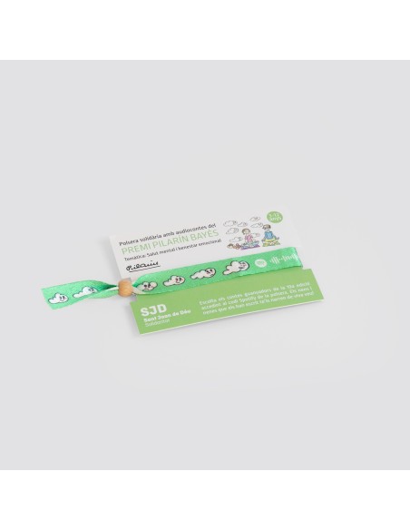 Pulsera de audiocuentos Pilarín Bayés | Regalos Solidarios SJD