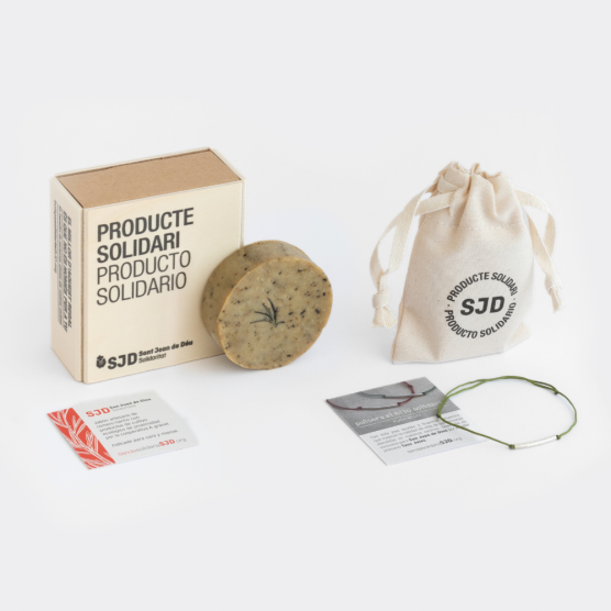 Pack Natura - Sabó de romaní + Polsera de plata| Regals Solidaris SJD