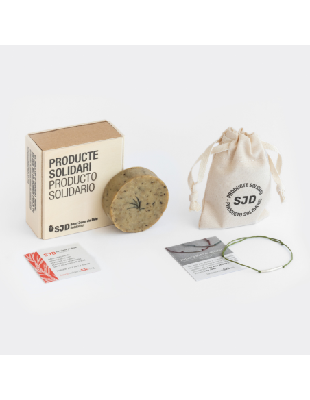 Pack Natura - Sabó de romaní + Polsera de plata| Regals Solidaris SJD