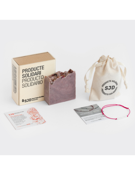 Pack Roses: Sabó artesanal + Polsera de plata | Regals Solidaris SJD