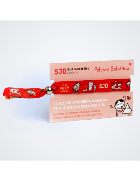 Expositor de 30 polseres "M'agrada cuidar" | Cessions de producte solidari