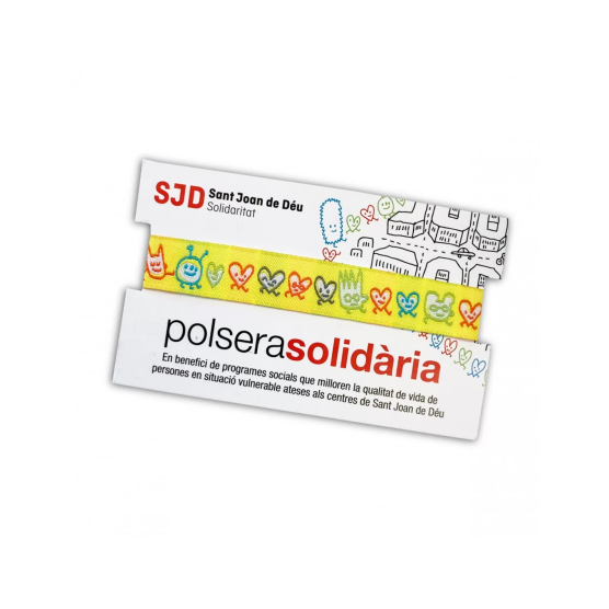 Expositor 30 polseres d'audiocontes | Cessió de producte solidari