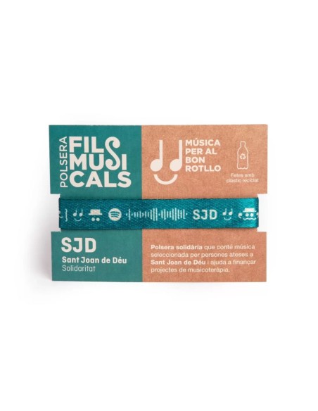 Expositor de 30 pulseras "Hilos musicales" | Cesión de producto solidario