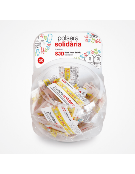 Expositor de 30 pulseras "Diversidad" | Cesión de producto solidario