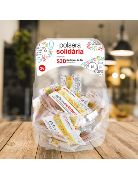 Expositor de 30 pulseras "Diversidad" | Cesión de producto solidario