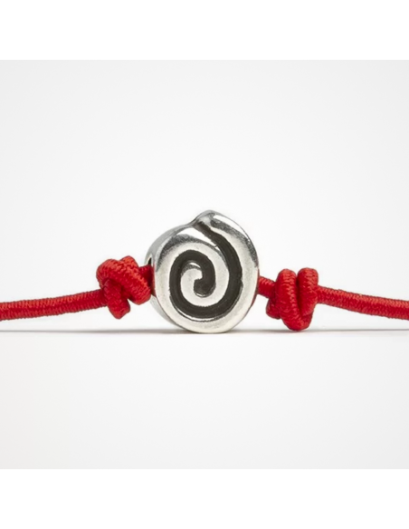 Pulsera bañada en plata Flor | Productos solidarios SJD