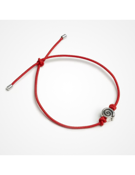 Pulsera bañada en plata Flor | Productos solidarios SJD