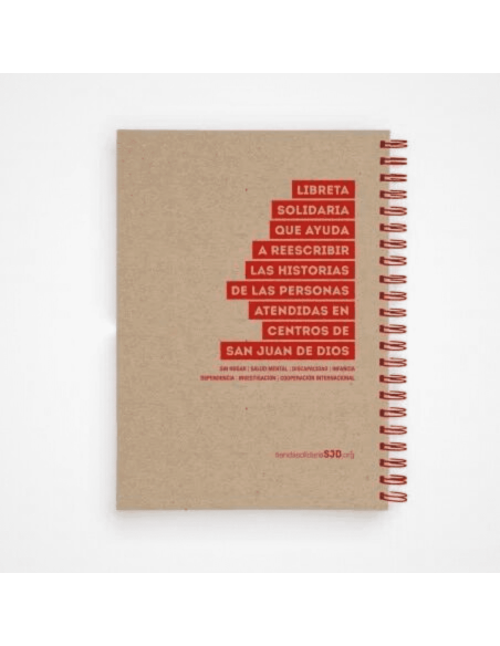Libreta reciclada para escribir historias bonitas