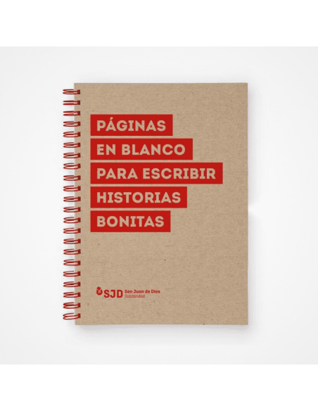 Libreta reciclada para escribir historias bonitas