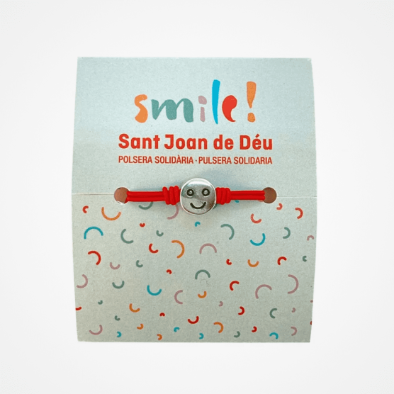 Pulsera solidaria Smile | Regalos solidarios SJD