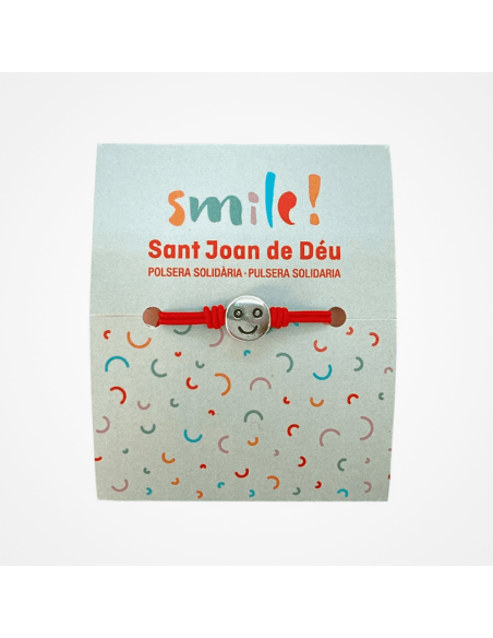 Pulsera solidaria Smile | Regalos solidarios SJD