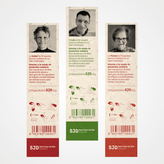 Puntos de libro solidarios de Arteterapia | Regalos de Sant Jordi