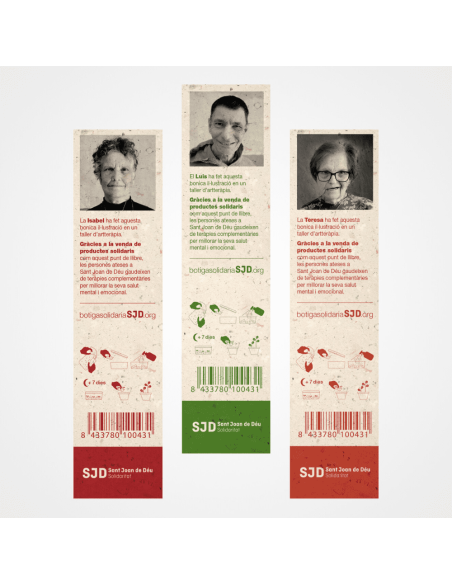 Punts de llibre solidaris d'Artteràpia | Regals de Sant Jordi