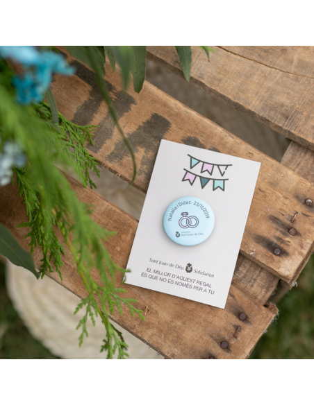 Chapa personalizada para celebraciones