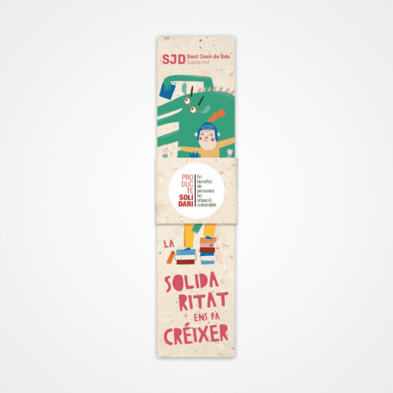 Punts de llibre de Sant Jordi amb llavors | Regals de Sant Jordi