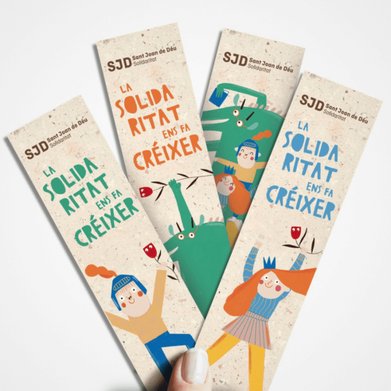 Puntos de libro de Sant Jordi con semillas | Regalos de Sant Jordi 2