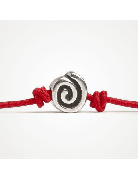 Polsera banyada en plata 'Flor' personalitzada