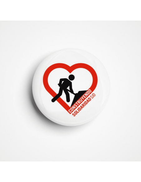 Chapa solidaria personalizada | Regalos solidarios para empresas