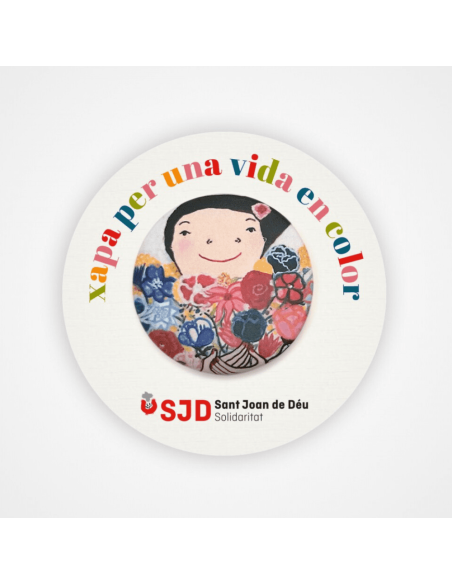 Chapa por una vida en color | Regalos solidarios SJD