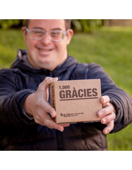 Capsa de cartó 1.000 GRÀCIES