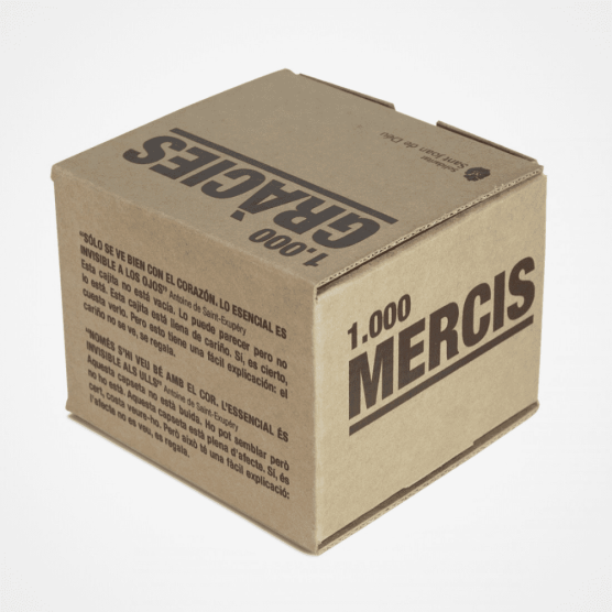 Capsa de cartó 1.000 GRÀCIES