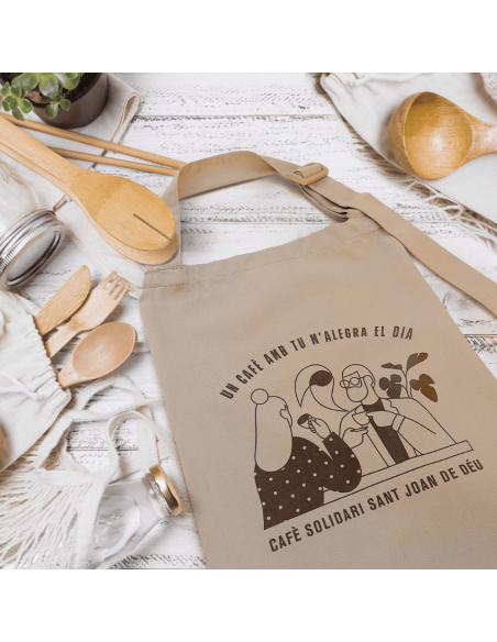 Delantal Café Solidario | Campaña contra la soledad no deseada