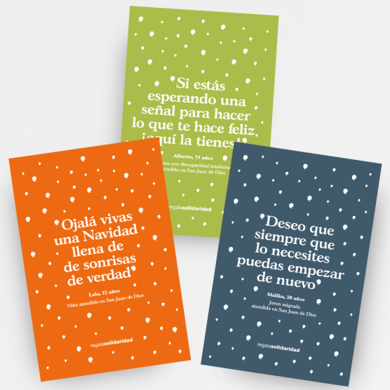 Pack de 30 Postals de Nadal - Missatges optimistes 2