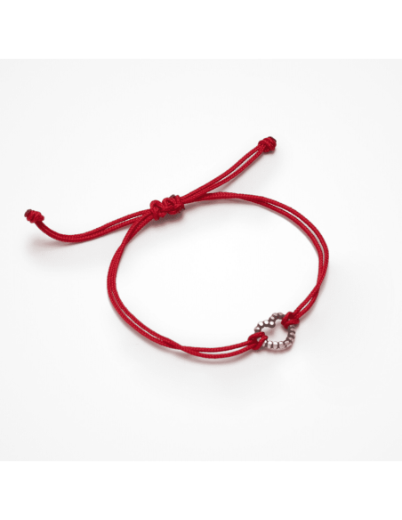 Pulsera de plata - Corazón | Regalos Solidarios SJD
