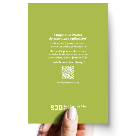 Postal de Navidad personalizada