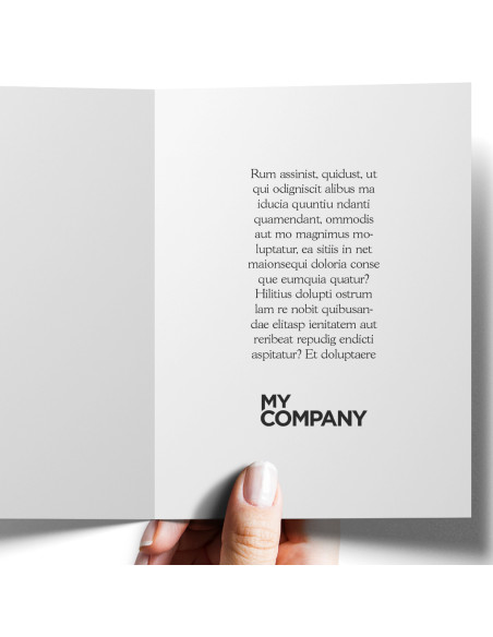 Postal de Navidad personalizada