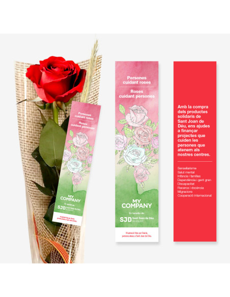 Roses solidàries de Sant Jordi | Col·labora amb SJD