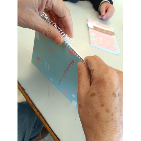 Libreta "Fes que bategui el cor cada dia"