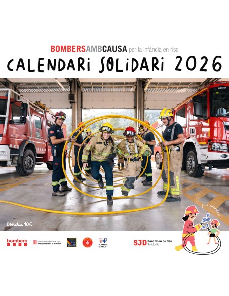 Calendario Bombers amb Causa 2026