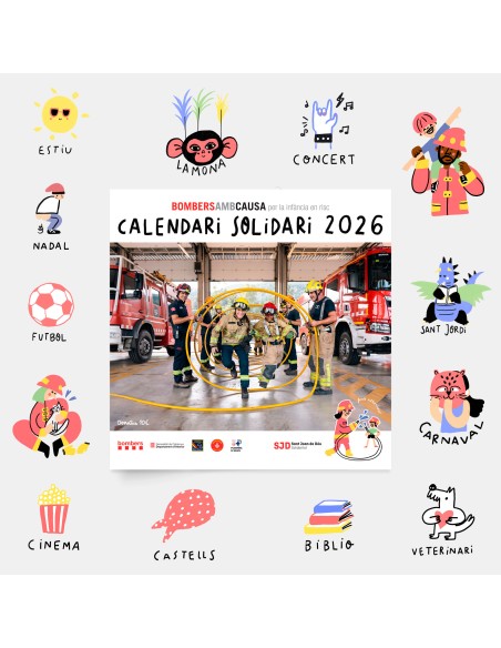 Calendari Bombers amb Causa 2026