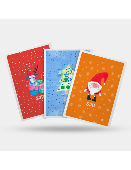 Postal de Navidad personalizada