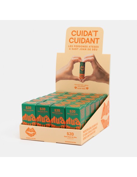 MUA MUA protector labial solidari · Pack 24 en cessió