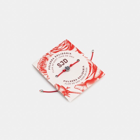 Polsera banyada en plata Flor | Productes solidaris SJD
