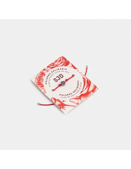 Polsera banyada en plata Flor | Productes solidaris SJD