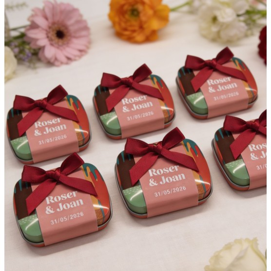 Capseta de caramels per a celebracions solidàries