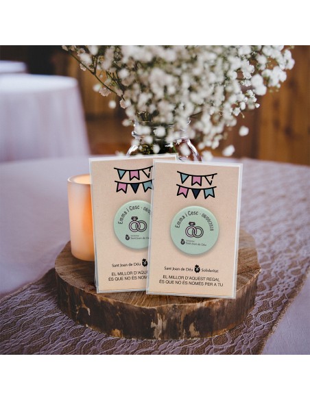 Chapa personalizada para celebraciones